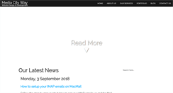 Desktop Screenshot of blog.mediacityway.com